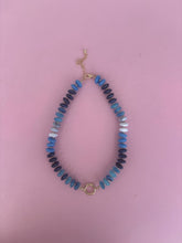 Load image into Gallery viewer, Blue Multi &amp; Red Multi Beaded Necklaces
