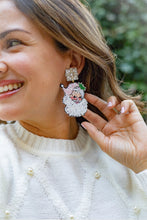 Load image into Gallery viewer, Pink Santa Earrings
