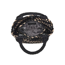 Load image into Gallery viewer, Sky&#39;s The Limit - Small Woven Neoprene Crossbody: Black Nude
