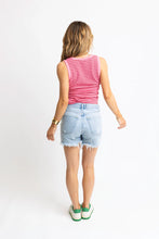 Load image into Gallery viewer, Stripe Knit Novelty Vest - Pink
