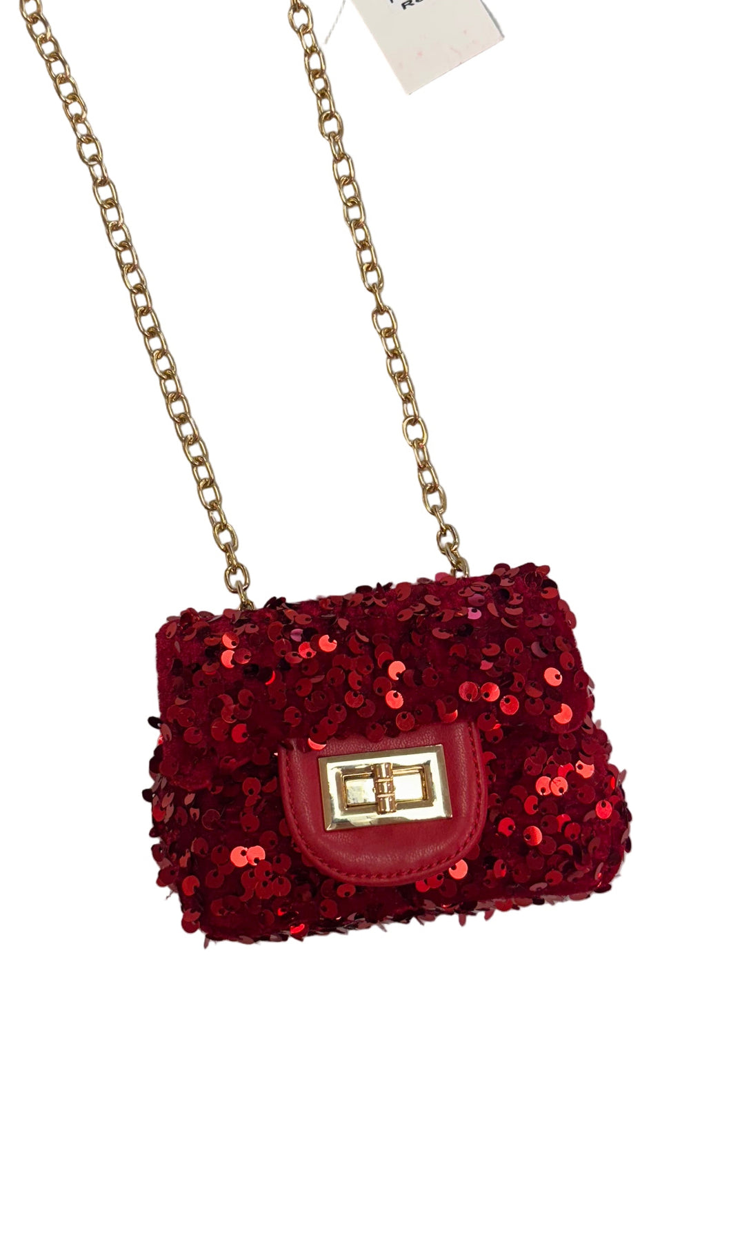 Red Sequin Purse - Kids