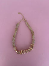 Load image into Gallery viewer, Gemstone &amp; Chunky Gold Beads Necklace
