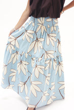 Load image into Gallery viewer, Palm Leaf Floral Maxi Skirt
