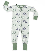 Load image into Gallery viewer, Trot This Way Convertible Zip Pajama
