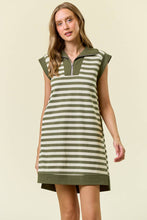 Load image into Gallery viewer, Olive Cap Sleeve Dress
