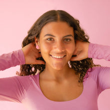 Load image into Gallery viewer, Christmas Bow Earrings - Pink
