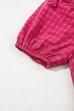 Load image into Gallery viewer, Rose Bubble Sleeve Ruffled Maxi Dress
