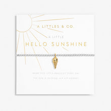 Load image into Gallery viewer, Kid&#39;s A Little &#39;Hello Sunshine&#39; Bracelet in Silver Plating
