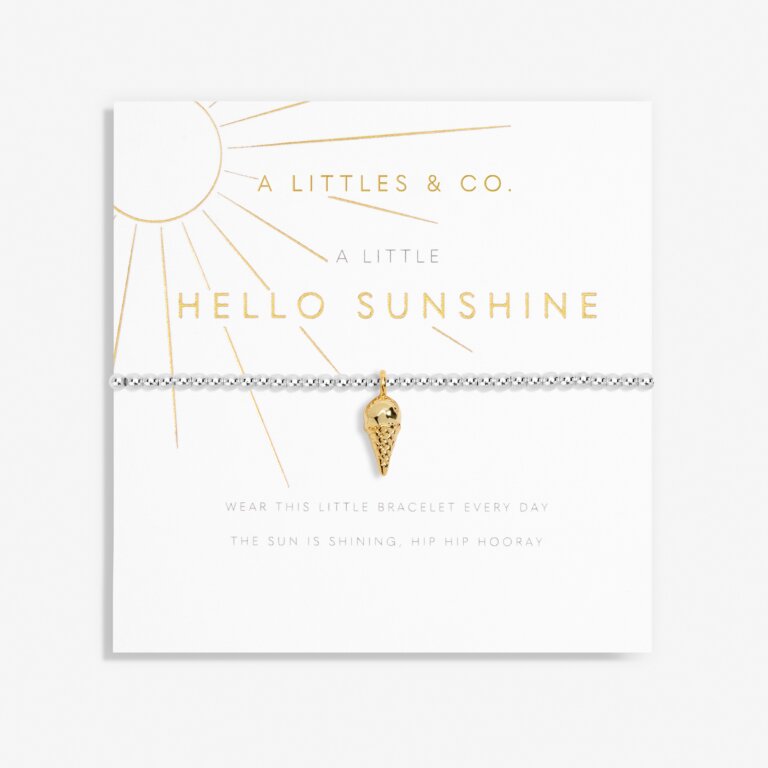 Kid's A Little 'Hello Sunshine' Bracelet in Silver Plating