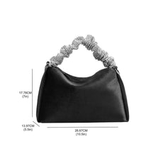 Load image into Gallery viewer, Estela Red Velvet Top Handle Bag
