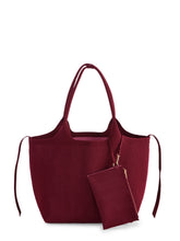 Load image into Gallery viewer, The Robbie Tote - Wine
