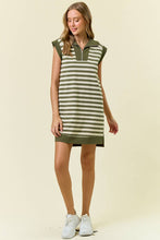 Load image into Gallery viewer, Olive Cap Sleeve Dress
