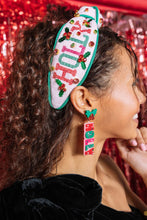Load image into Gallery viewer, Cross Stitch Holly Jolly Headband
