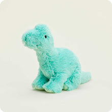 Load image into Gallery viewer, Teal Long Neck Dinosaur Warmies
