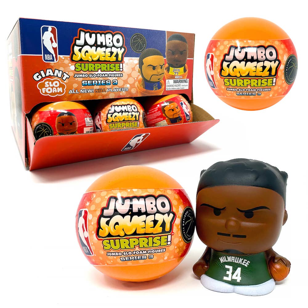 NBA Jumbo Squeezy Capsule Display