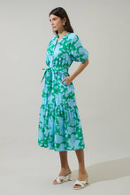 Load image into Gallery viewer, Riona Floral Wynette Tiered Midi Dress

