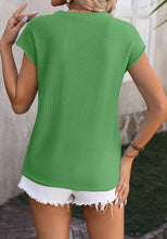 Load image into Gallery viewer, Women&#39;s Green Crew Neck Knit Top
