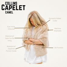 Load image into Gallery viewer, Camel Collins Capelet
