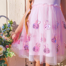 Load image into Gallery viewer, Easter Bunny Short Sleeve Tutu Dress
