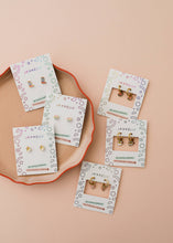 Load image into Gallery viewer, Heart Enamel Flat Back Kids Earrings
