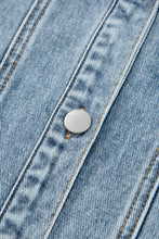 Load image into Gallery viewer, Scallop Trim Denim Jacket
