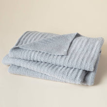 Load image into Gallery viewer, Solid Rib Marshmallow Blanket: Grey
