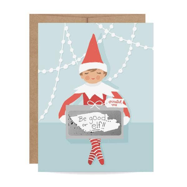 Scratch-off Card - Shelf Elf - Holiday