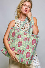 Load image into Gallery viewer, Green Multi Tote Bag
