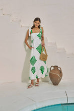 Load image into Gallery viewer, Hendy Shoulder Tie Maxi Dress Fan Breeze
