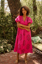 Load image into Gallery viewer, Minley Pleated Midi Dress Casria Floral
