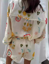 Load image into Gallery viewer, Oversized Summer Button Down and Shorts Print Set
