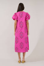 Load image into Gallery viewer, Minley Pleated Midi Dress Casria Floral
