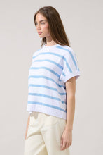 Load image into Gallery viewer, Veronia Striped Oversized Knit Top
