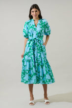 Load image into Gallery viewer, Riona Floral Wynette Tiered Midi Dress
