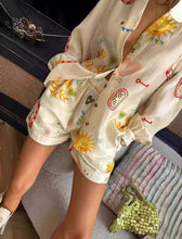 Load image into Gallery viewer, Oversized Summer Button Down and Shorts Print Set
