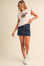 Load image into Gallery viewer, USA Teddy Bear Ivory Top
