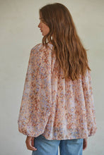 Load image into Gallery viewer, Entwined in Floral Blush Top
