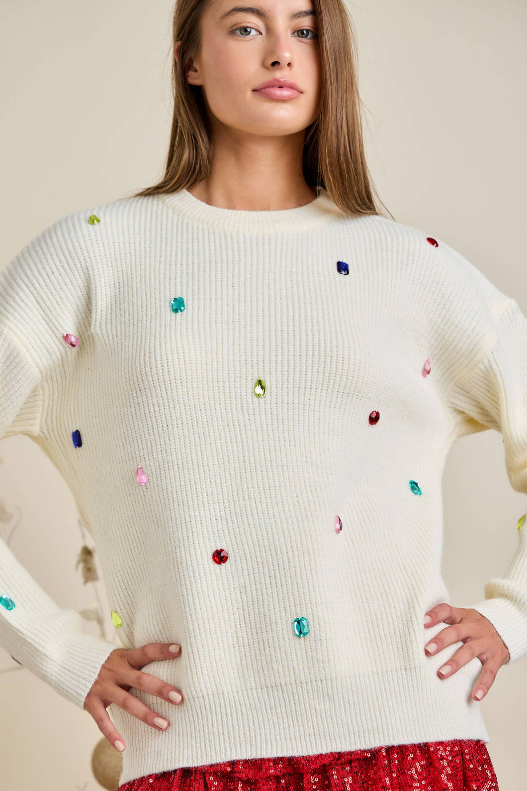Color Stone Cozy Sweater