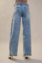 Load image into Gallery viewer, Bow Embellished Straight Leg Jeans
