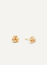 Load image into Gallery viewer, Petite Gold Knot Earrings
