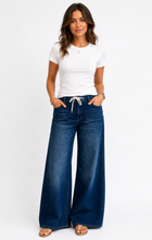 Load image into Gallery viewer, Baggy Wide Leg Jean w Drawstring in Adelaide
