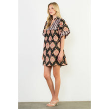 Load image into Gallery viewer, Puff Sleeve Floral Dress
