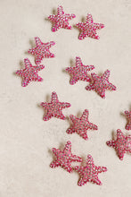 Load image into Gallery viewer, Pink Rhinestone Starfish Statement Earrings
