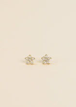 Load image into Gallery viewer, Pavé Stud - Flower
