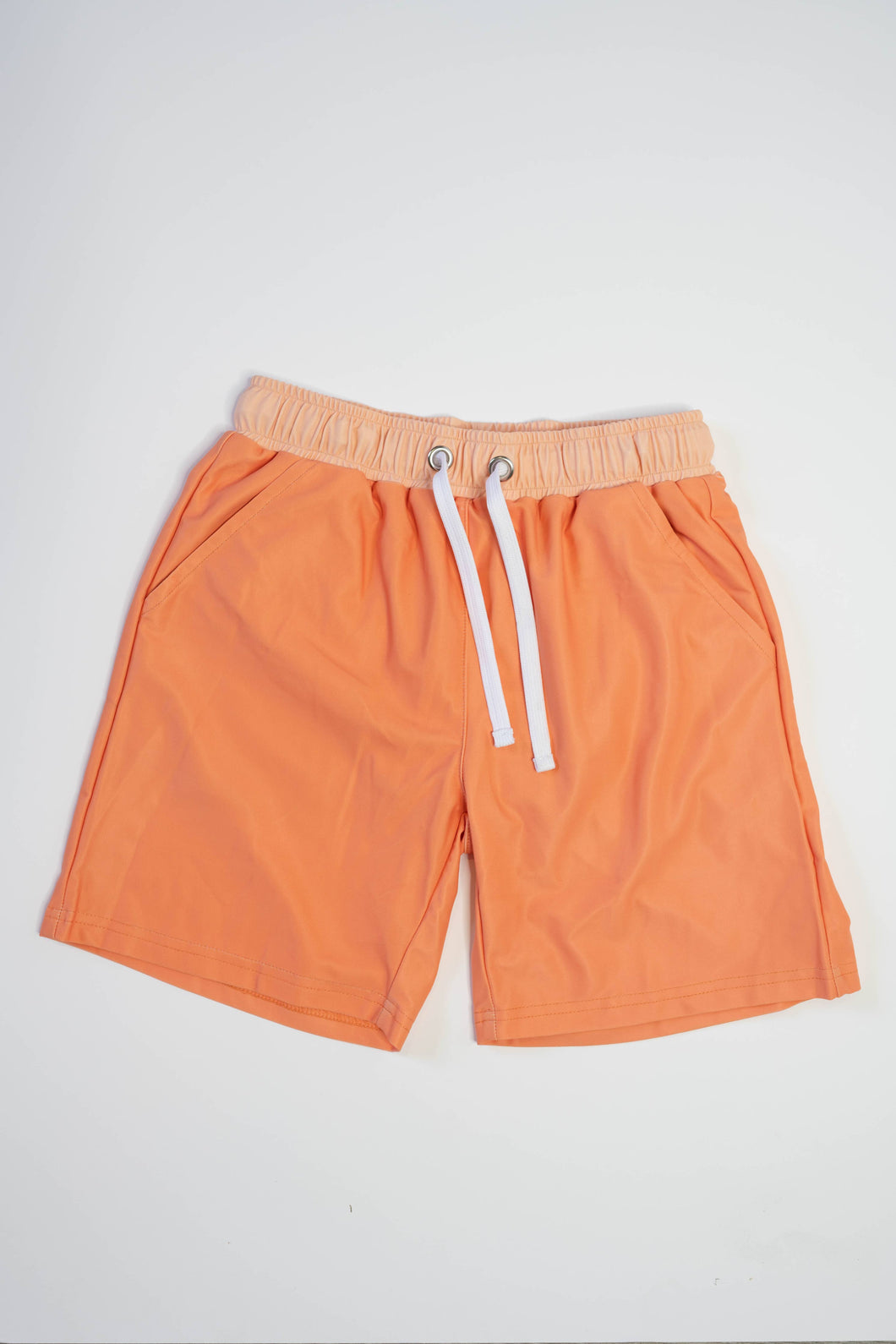 Boy Shorts in Orange Sherbet |  UPF 50 Swimwear + Liner