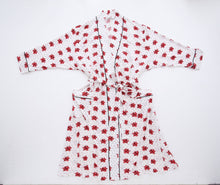 Load image into Gallery viewer, Christmas Bows Bamboo Adult Robe
