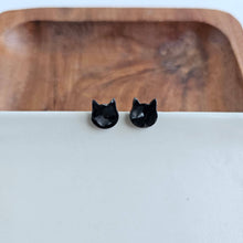 Load image into Gallery viewer, Cat Studs - Black
