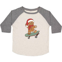 Load image into Gallery viewer, Gingerbread Skater Boy Christmas Shirt
