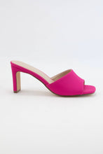 Load image into Gallery viewer, Hot Pink Bold Mule Heel
